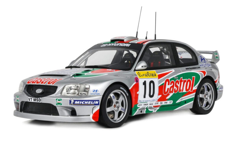 Hyundai Accent WRC #10 A. McRae / D. Senior Rally Monte Carlo 2001 Otto 1:18 OT1265 Smola