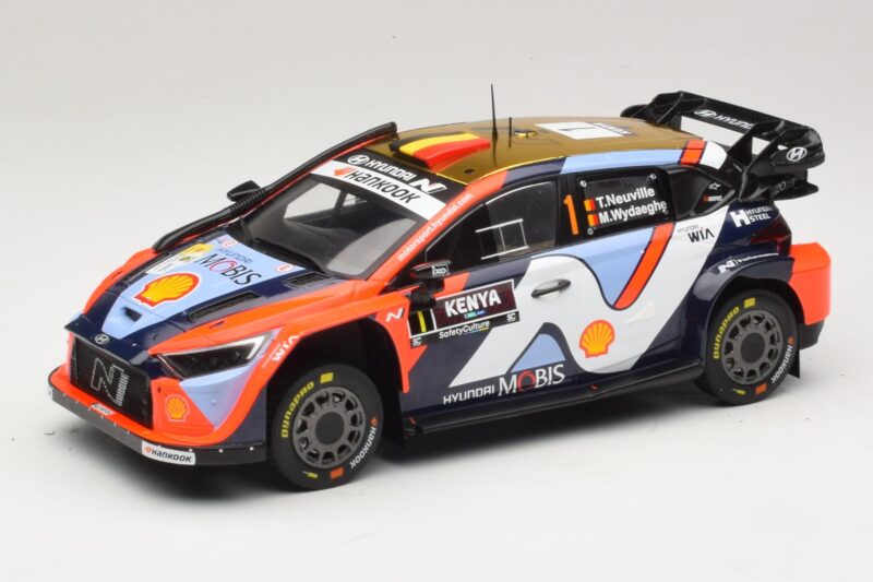 Hyundai i20 N Rally1 #1 T. Neuville / M. Wydaeghe Safari Rally Kenya 2025 IXO 1:18 Hyundai i20 N Rally1 #1 T. Neuville / M. Wydaeghe Safari Rally Kenya 2025 IXO 1:18 18RMC247B Kovina