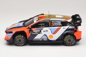 Hyundai i20 N Rally1 #1 T. Neuville / M. Wydaeghe Safari Rally Kenya 2025 IXO 1:18 18RMC247B Kovina – slika 3 od 6