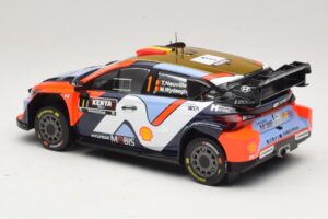 Hyundai i20 N Rally1 #1 T. Neuville / M. Wydaeghe Safari Rally Kenya 2025 IXO 1:18 18RMC247B Kovina – slika 5 od 6