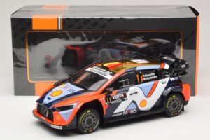 Hyundai i20 N Rally1 #1 T. Neuville / M. Wydaeghe Safari Rally Kenya 2025 IXO 1:18 18RMC247B Kovina – slika 6 od 6