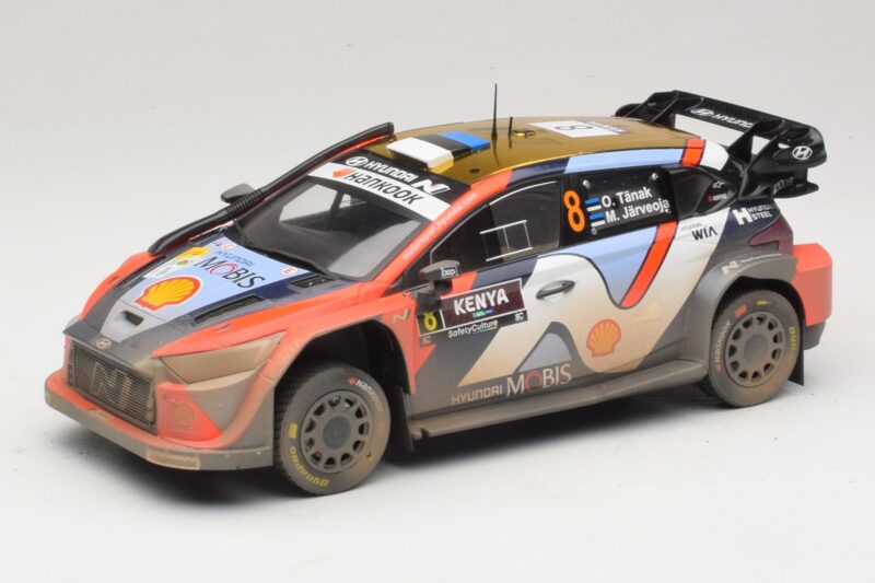 Hyundai i20 N Rally1 #8 O. Tanak / M. Jarveoja Safari Rally Kenya 2025 IXO 1:18 Hyundai i20 N Rally1 #8 O. Tanak / M. Jarveoja Safari Rally Kenya 2025 IXO 1:18 18RMC247A Kovina