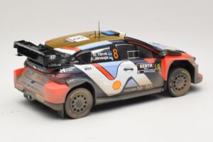 Hyundai i20 N Rally1 #8 O. Tanak / M. Jarveoja Safari Rally Kenya 2025 IXO 1:18 18RMC247A Kovina – slika 2 od 6