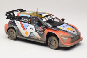 Hyundai i20 N Rally1 #8 O. Tanak / M. Jarveoja Safari Rally Kenya 2025 IXO 1:18 18RMC247A Kovina – slika 4 od 6
