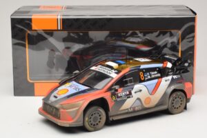 Hyundai i20 N Rally1 #8 O. Tanak / M. Jarveoja Safari Rally Kenya 2025 IXO 1:18 18RMC247A Kovina – slika 6 od 6