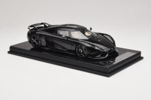 Koenigsegg Regera Črna Karbonski Paket Bež Notranjost FrontiArt 1:18 REMC042 Smola – slika 4 od 7