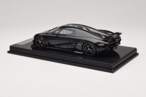 Koenigsegg Regera Črna Karbonski Paket Bež Notranjost FrontiArt 1:18 REMC042 Smola – slika 5 od 7