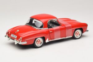 Mercedes 190 SL W121 Kupe Rdeč ERTL 1:18 7465 Kovina – slika 2 od 6
