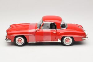 Mercedes 190 SL W121 Kupe Rdeč ERTL 1:18 7465 Kovina – slika 3 od 6