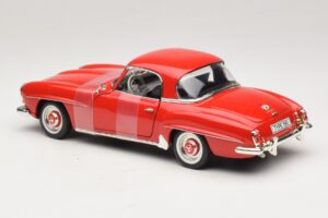 Mercedes 190 SL W121 Kupe Rdeč ERTL 1:18 7465 Kovina – slika 5 od 6