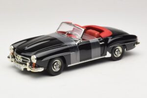Mercedes 190 SL W121 Roadster Črn ERTL 1:18 7464 Kovina