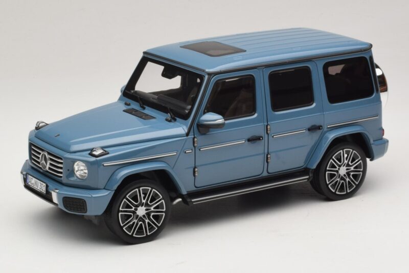 Mercedes G-Class W465 Vintage Blue Norev 1:18 183034 Kovina