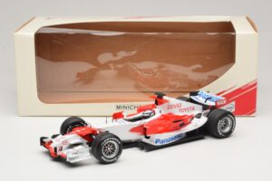 Panasonic Toyota Racing TF106 #11 J. Trulli 2006 Minichamps 1:18 AM59558L Kovina – slika 7 od 7