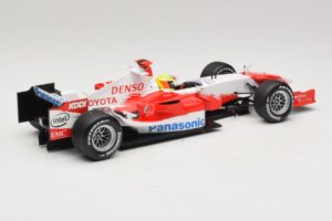 Panasonic Toyota Racing TF106 #12 R. Schumacher Presentation 2006 Minichamps 1:18 AM59553G Kovina – slika 2 od 6