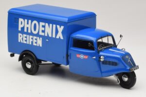 Tempo Hanseat Trikolesni Kombi Phoenix Blue Minichamps 1:18 180099040 Kovina – slika 4 od 6