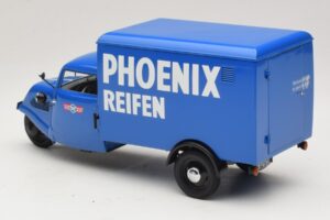 Tempo Hanseat Trikolesni Kombi Phoenix Blue Minichamps 1:18 180099040 Kovina – slika 5 od 6