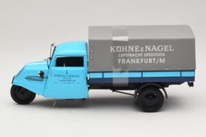 Tempo Hanseat Pickup Kühne & Nagel Frankfurt Minichamps 1:18 180099022 Kovina – slika 3 od 6