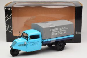Tempo Hanseat Pickup Kühne & Nagel Frankfurt Minichamps 1:18 180099022 Kovina – slika 6 od 6