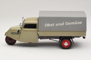 Tempo Hanseat Pickup Obst und Gemüse Minichamps 1:18 150099040 Kovina – slika 3 od 6