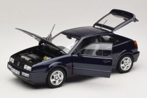 Volkswagen Corrado VR6 Aqua Blue Metallic Omejena Izdaja Norev 1:18 188660 Kovina – slika 2 od 8