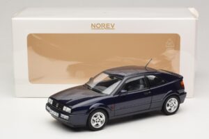 Volkswagen Corrado VR6 Aqua Blue Metallic Omejena Izdaja Norev 1:18 188660 Kovina – slika 8 od 8