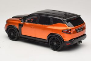 Dacia Duster Mk3 Redust Sport 4x2 Hybrid Metallic Orange Otto 1:18 OT1316 Smola – slika 5 od 6