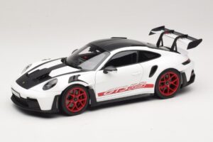 Porsche 911 992 GT3 RS Weissach Package Bel Pyro Red Norev 1:18 187373 Kovina