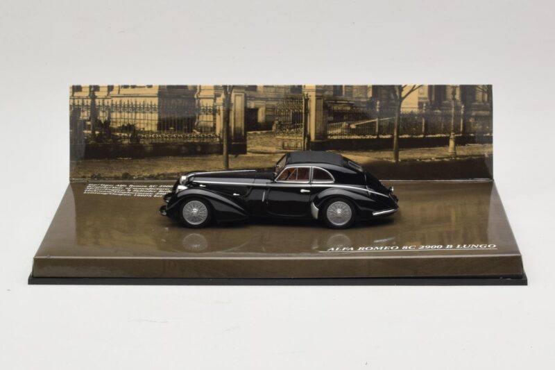 Alfa Romeo 8C 2900B Lungo Črn Minichamps 1:43 436120421 Kovina