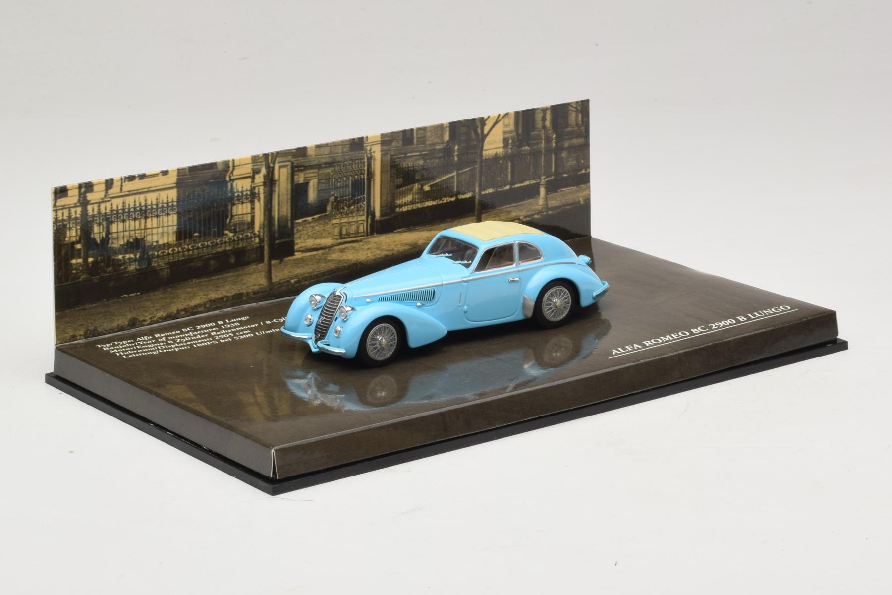 Minichamps Alfa Romeo 8C 2900B Lungo 1:43 coupe 1938