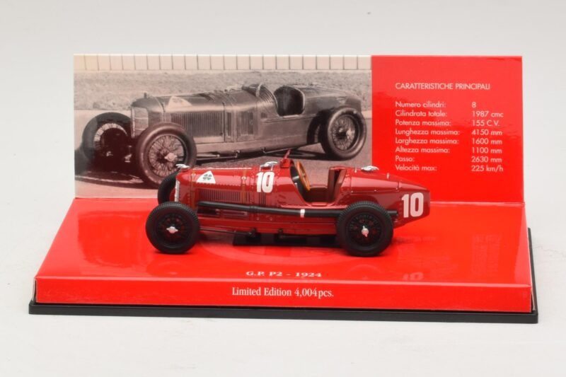 Alfa Romeo P2 #10 Rdeč 1924 Minichamps 1:43 Alfa Romeo P2 #10 Rdeč 1924 Minichamps 1:43 403241203 Kovina