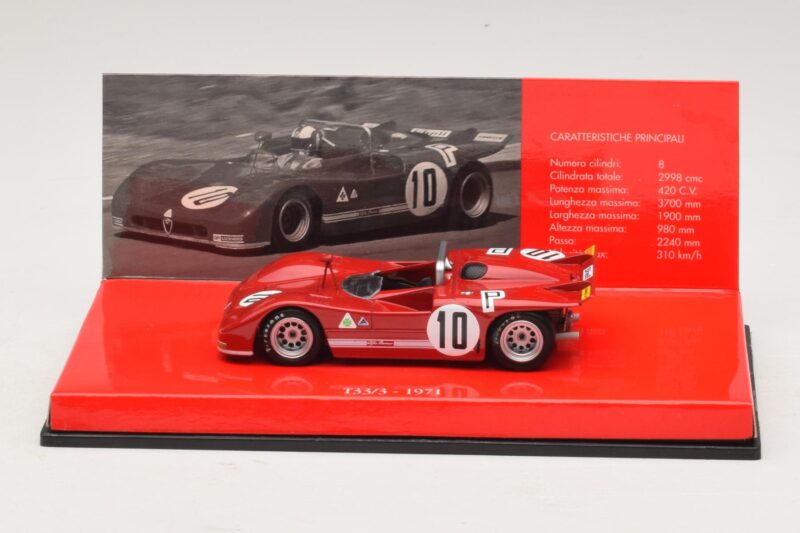 Alfa Romeo T33/3 #10 R. Stommelen / N. Galli ADAC 1000km Nurburgring 1971 Minichamps 1:43 436711210 Kovina