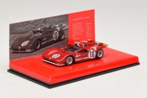 Alfa Romeo T33/3 #10 R. Stommelen / N. Galli ADAC 1000km Nurburgring 1971 Brez Zunanje Škatle Minichamps 1:43 436711210-R1 Ko – slika 2 od 4