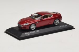 Aston Martin DB9 Rdeč Kovinski Minichamps 1:43 400137340 Kovina – slika 2 od 4