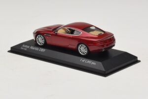 Aston Martin DB9 Rdeč Kovinski Minichamps 1:43 400137340 Kovina – slika 3 od 4