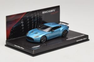 Aston Martin V12 Zagato Alba Blue Minichamps 1:43 437137222 Kovina – slika 2 od 5