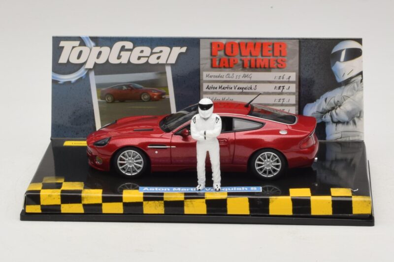 Aston Martin Vanquish S Rdeč Top Gear S Figuro Minichamps 1:43 Aston Martin Vanquish S Rdeč Top Gear S Figuro Minichamps 1:43 519431372 Kovina