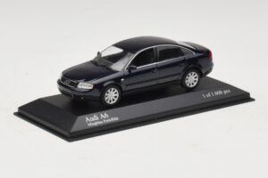 Audi A6 C5 Modra Metalik Minichamps 1:43 430010201 Kovina – slika 2 od 4