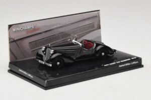 Audi Front 225 Roadster Črn Minichamps 1:43 437019131 Kovina – slika 2 od 5
