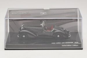 Audi Front 225 Roadster Črn Minichamps 1:43 437019131 Kovina – slika 4 od 5