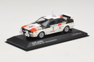 Audi Quattro #7 M. Mouton / F. Pons Pikes Peak International Hill Climb 1984 Minichamps 1:43 AUDI014 Kovina – slika 2 od 4