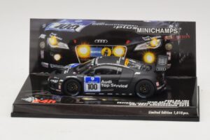 Audi R8 LMS GT3 #100 M. Ekstrom / O. Jarvis Abt Sportsline 24 Hours of Nurburgring 2010 Minichamps 1:43 437101900 Kovina