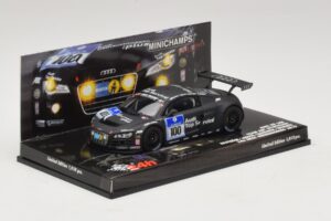 Audi R8 LMS GT3 #100 M. Ekstrom / O. Jarvis Abt Sportsline 24 Hours of Nurburgring 2010 Minichamps 1:43 437101900 Kovina – slika 2 od 5