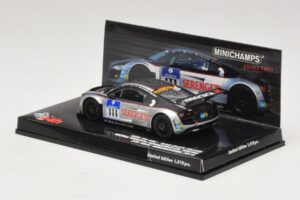 Audi R8 LMS GT3 #111 Metha / Breslin Black Falcon 24 Hours of Nurburgring 2010 Minichamps 1:43 437101911 Kovina – slika 3 od 5