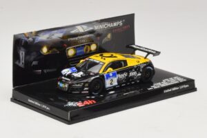 Audi R8 LMS GT3 #2 24 Hours of Nurburgring 2010 Minichamps 1:43 437101902 Kovina – slika 2 od 5