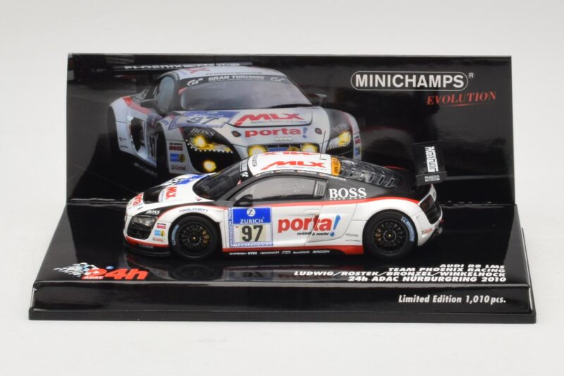 Audi R8 LMS GT3 #97 Phoenix Racing 24 Hours of Nurburgring 2010 Minichamps 1:43 437101997 Kovina