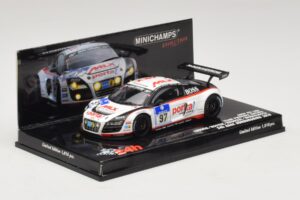 Audi R8 LMS GT3 #97 Phoenix Racing 24 Hours of Nurburgring 2010 Minichamps 1:43 437101997 Kovina – slika 2 od 5