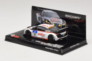 Audi R8 LMS GT3 #97 Phoenix Racing 24 Hours of Nurburgring 2010 Minichamps 1:43 437101997 Kovina – slika 3 od 5