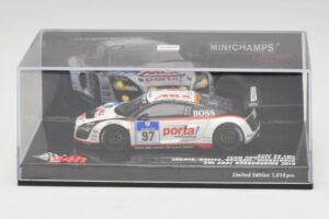 Audi R8 LMS GT3 #97 Phoenix Racing 24 Hours of Nurburgring 2010 Minichamps 1:43 437101997 Kovina – slika 4 od 5