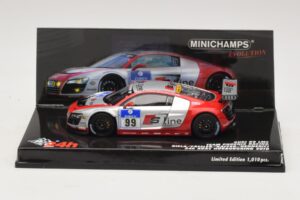 Audi R8 LMS GT3 #99 F. Biela / M. Fassler Phoenix Racing 24 Hours of Nurburgring 2010 Minichamps 1:43 437101999 Kovina