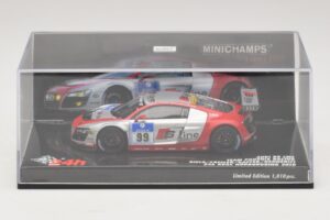 Audi R8 LMS GT3 #99 F. Biela / M. Fassler Phoenix Racing 24 Hours of Nurburgring 2010 Minichamps 1:43 437101999 Kovina – slika 4 od 5